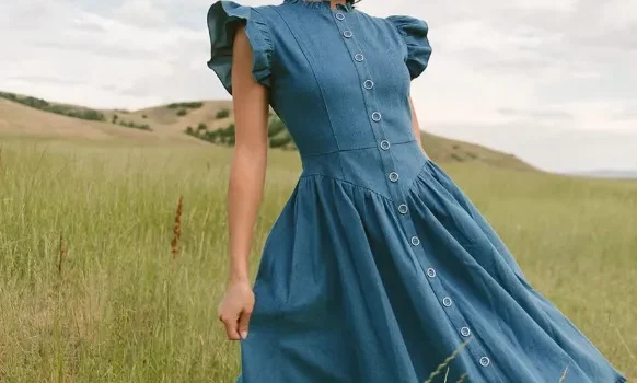 13 Stylish Ways to Wear a Denim Dress All Year Long
