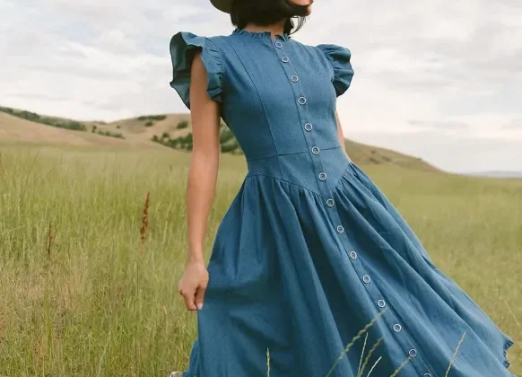 13 Stylish Ways to Wear a Denim Dress All Year Long